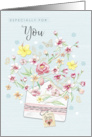 Beautiful Special Mother’s Day with Flowers card