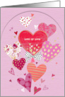 Lots of Love on Mother’s Day with Hearts card