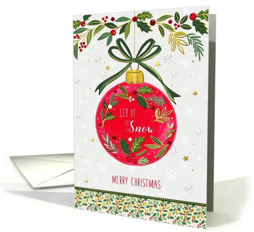 Merry Christmas and Let it Snow card (1804432)