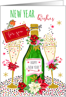 Happy New Year Wishes Cheers card