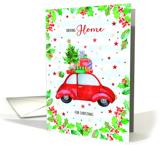 Driving Home for Christmas with Presents card (1805684)