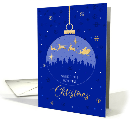 Magical Christmas Wishes with Santa's Sleigh card (1805692)