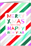 Merry Christmas and Happy New Year card