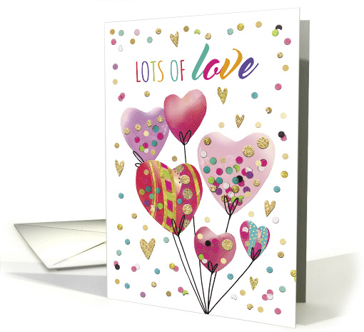 Lots of Love with Balloons for Valentine's Day card (1817786)