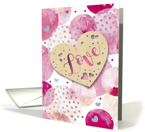 With Love and Hearts For Valentine's Day card (1823584)