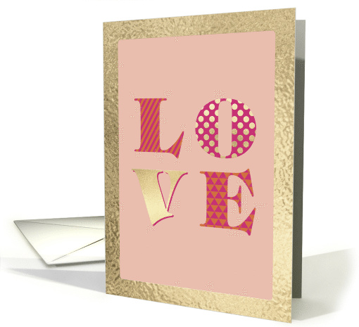 Modern Love Valentine's Day Design card (1823590)
