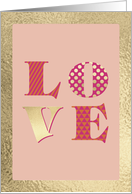 Modern Love Valentine’s Day Design card