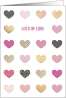 Valentine’s Day Love with Little Hearts card