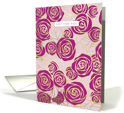 Beautiful Mother's Day Greeting with Roses card (1825438)