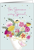 Special Mother’s Day Flowers Design card