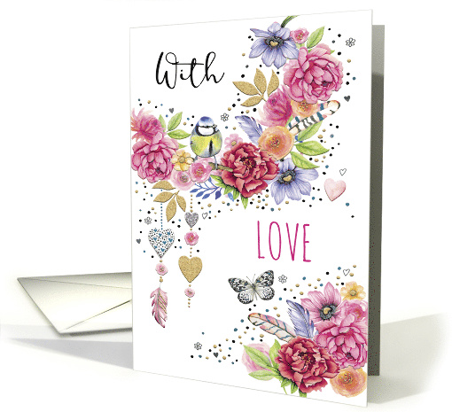 With Love and Flowers for Mother's day card (1841906)