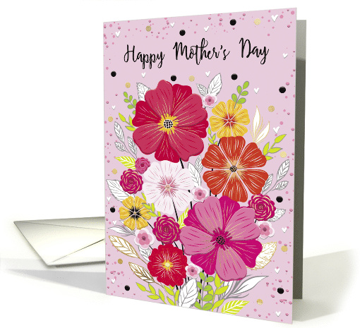 Happy Mother's Day with Flowers card (1841912)