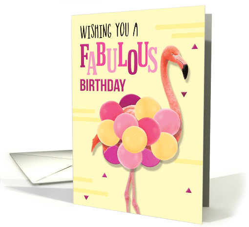 Fabulous Birthday with Flamingo card (1867974)