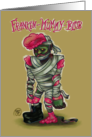 Halloween Franken Mummy Blob card