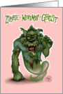 Halloween Zombie Werewolf Ghost card