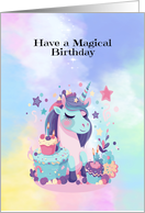 Have a Magical Birthday Unicorn card
