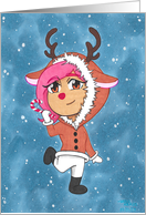 The Christmas Reindeer card