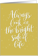 Look On The Bright Side card