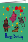 Dancing Animals to Celebrate Birthday for All card