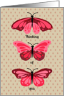 Thinking of You Beautiful Day Butterflies card