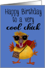 Birthday Cool Chick card