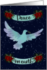 Christmas Peace on Earth Dove card