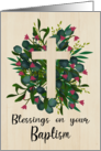 Baptism Blessings for a Girl card
