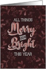 Christmas All Things Merry and Bright This Year card