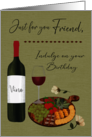 Birthday Wine and Charcuterie Board card