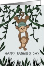 Father’s Day Jungle Monkeys card