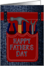 Fathers Day Tools in a Tool Belt card