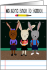 Back to School Bunnies card