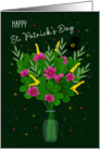 St Patrick�s Day Bouquet card