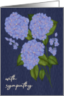 Sympathy Hydrangeas card