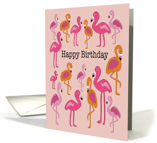 Flamingo Birthday for All card (1840750)