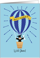 Graduation Hot Air Balloon card