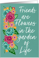 Thinking of You Floral Friends card