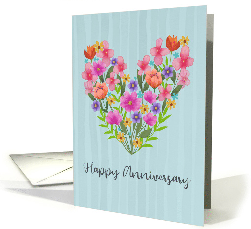 Anniversary Floral Heart card (1857080)