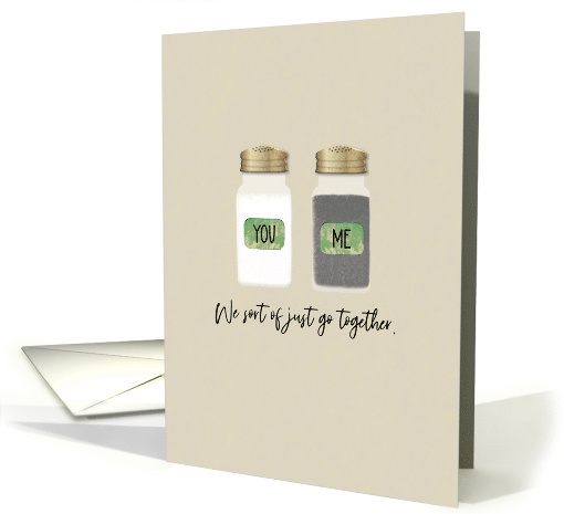 Love Salt and Pepper Shakers card (1858662)