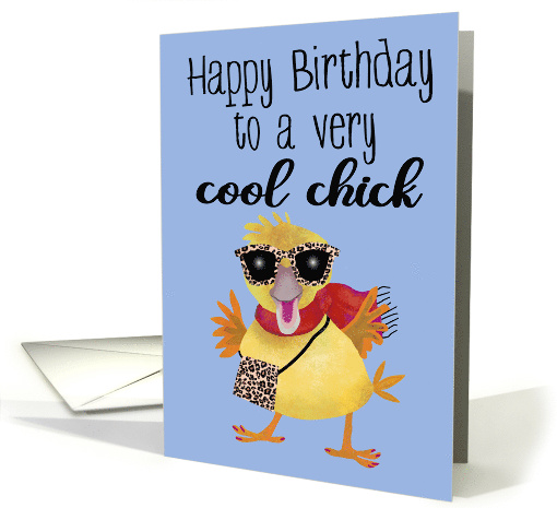Birthday Cool Chick card (1859644)