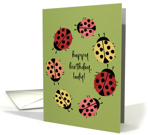 Birthday Ladybugs card (1866562)