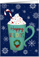 Happy Holidays Hot Chocolate card