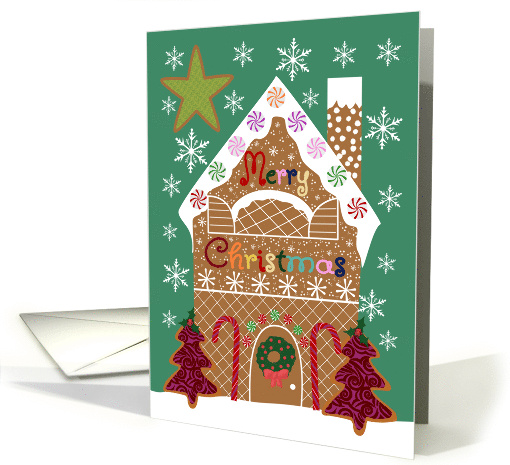 Christmas Gingerbread House card (1869128)