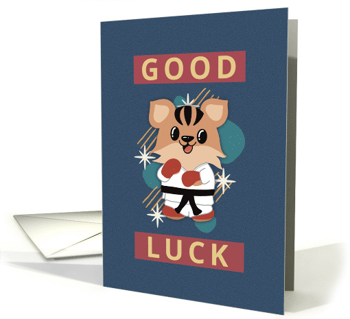 Good Luck Karate Competition Tiger card (1870104)