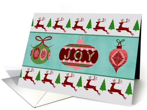 Christmas Joy Ornaments card (1887630)