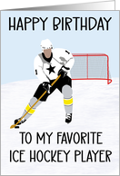 Birthday to Favorite Ice Hockey Player card
