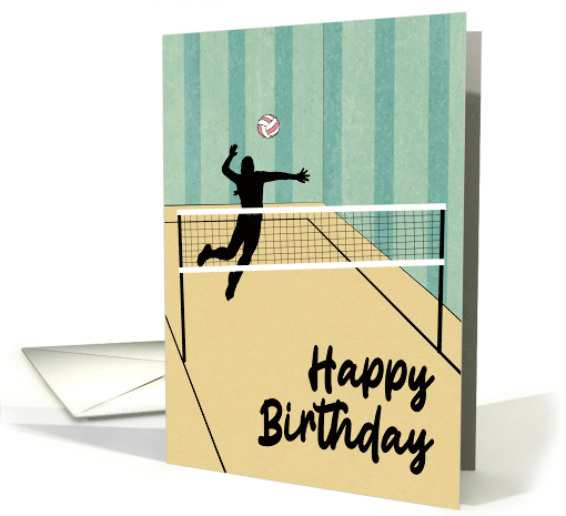 Birthday Volleyball Female Player card (1890532)