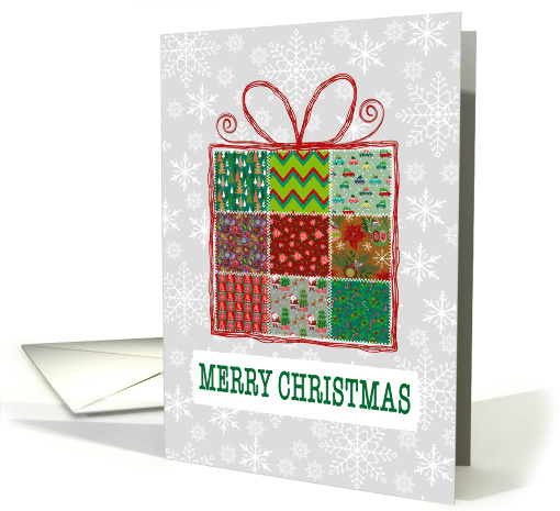 Christmas Patchwork Present card (1890858)