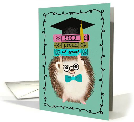 Graduation So Proud of You Hedgehog card (1895838)