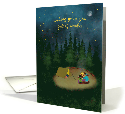 Birthday Camping Under the Stars card (1913384)